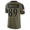 Miesten Baltimore Ravens NFL Pelipaita Mark Andrews 89 Nike 2021 Salute to Service